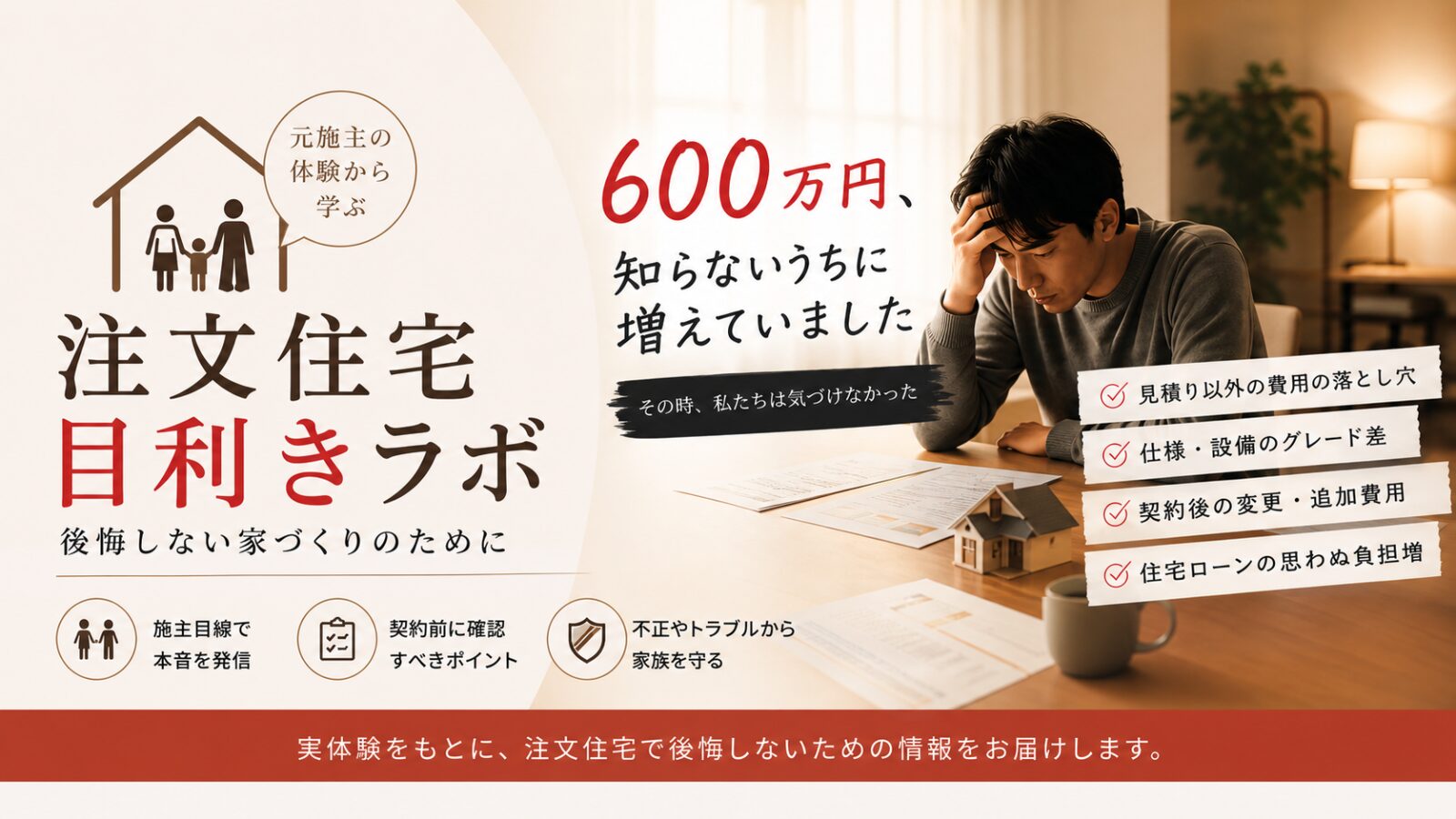注文住宅目利きラボ メインビジュアル