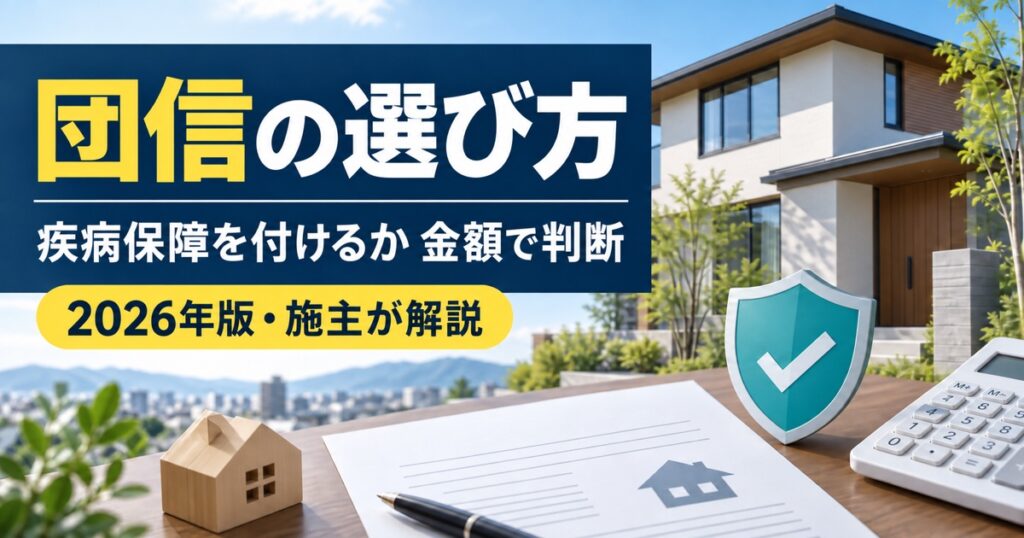住宅ローンの団信と疾病保障を金額で比較する方法
